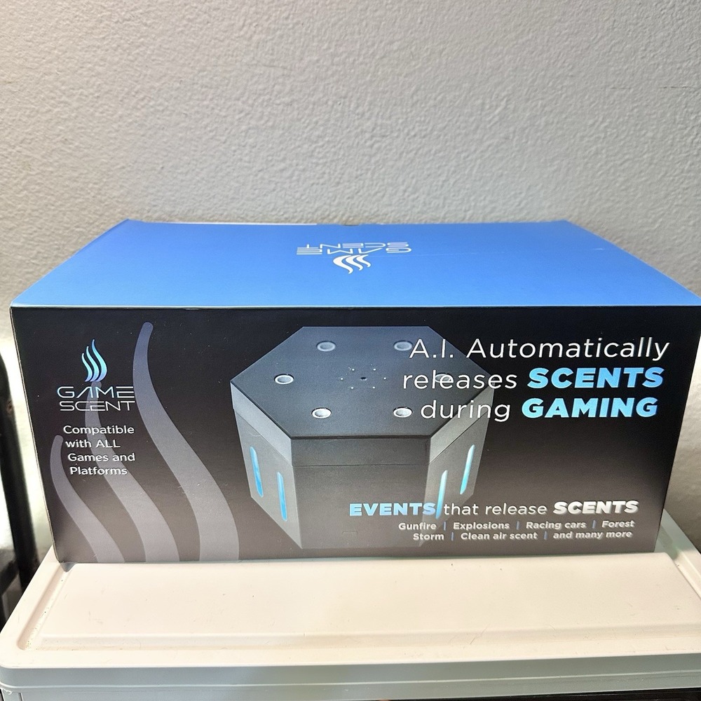 GameScent AI Automated Gaming Scent Atomizer w/ 6 Scents for Gaming & Movies